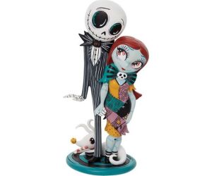Figura decorativa enesco disney jack sally y zero