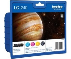 Cartucho de Tinta Original Brother LC1240VALBP/ Multipack/ Cian/ Magenta/ Amarillo/ Negro