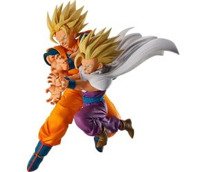 Figura ichibansho dragon ball son goku & son gohan (spectacle battle) 18cm
