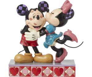 Figura enesco disney mickey & minnie love