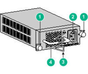 H3c - Psr75-12a-gl - 75w Ac Pluggable Power Supply Module