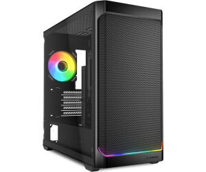 Caja Gaming Atx Sharkoon Vk2 Rgb 3xvent 120mm 2xusb Sn Fuente Negro