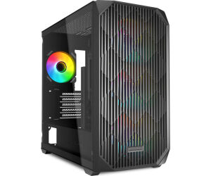 CAJA GAMING mATX SHARKOOM MK3 3XVENT 120MM 3XUSB SN FUENTE NEGRO