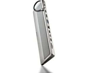 Docking USB Tipo-C NGS WonderDock 12 Pro/ 3xUSB/ 2xHDMI 4K/ 1xVGA/ 1xRJ45/ 1xLector de Tarjetas/ 1xJack 3.5/ 1xUSB Tipo-C PD/ Gris