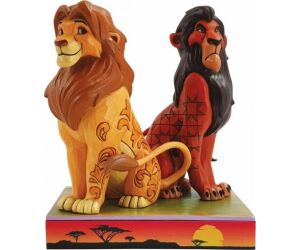 Figura enesco disney el rey leon simba y scar