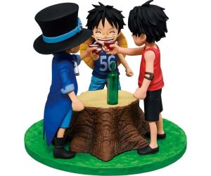 Figura ichibansho one piece one piece ace & sabo & luffy (dramatic memories) 10cm