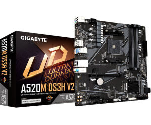 Placa Base Gigabyte A520m Ds3h V2 Am4 Matx 4xddr4