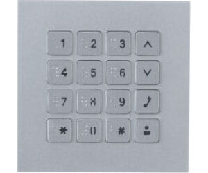 (dhi-vto4202f-mk) Dahua MÃ“dulo Con Teclado Para Videoportero Exterior Modular Serie Vto4202f 100x100mm