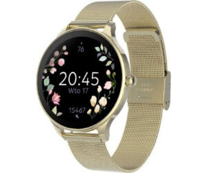 Smartwatch Forever Velora SB-306/ Notificaciones/ Frecuencia Cardíaca/ Oro