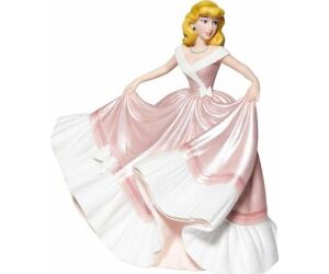 Figura enesco disney la cenicienta la cenicienta con vestido rosa
