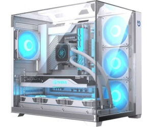 Hiditec Caja ATX Gaming Sky White USB 3.1 TYPE-C
