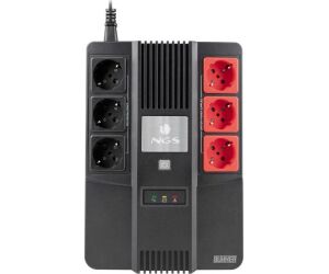 SAI Offline NGS Fortress Bunker/ 600VA-360W/ 6 Salidas/ Formato Bloque
