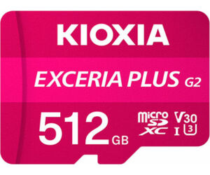 Micro Sd Kioxia 512gb Exceria Plus G2 Uhs-i C10 Con Adaptador