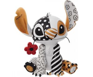 Figura decorativa enesco disney stitch flor en la boca