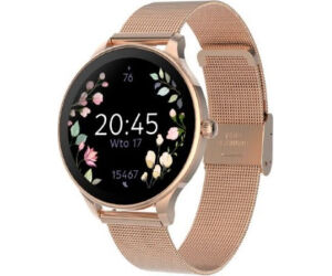 Smartwatch Forever Velora SB-306/ Notificaciones/ Frecuencia Cardíaca/ Oro Rosa