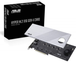 ASUS Hyper M.2 x16 Gen 4 tarjeta y adaptador de interfaz Interno