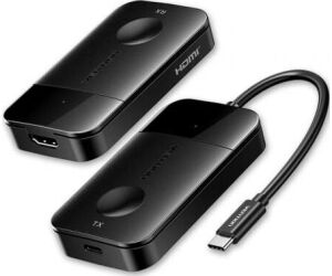 Adaptador/Transmisor de vídeo inalámbrico USB Tipo-C - HDMI Vention ADOBB/ 60W