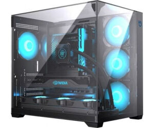 Hiditec Caja Atx Gaming Sky Black USB 3.1 TYPE-C