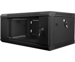 Armario rack lanberg 4u 600x450x279 auto ensamblado 19 pulgadas hasta 60 kg negro