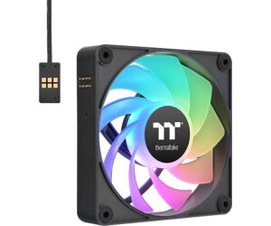 Ventilador Inv Magnetico Caja Thermaltake Ct140 Ex Argb 3xvent Negro