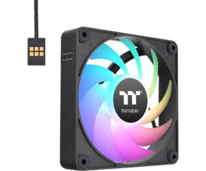 Ventilador Magnetico De Caja Thermaltake Ct140 Ex Argb 3xvent Negro