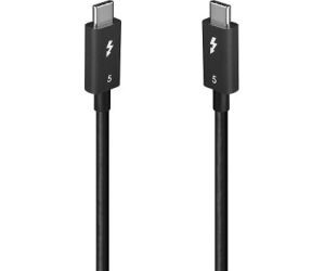 Lindy 31130 cable Thunderbolt 1 m 80 Gbit/s Negro