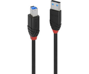 Lindy 43227 cable USB USB 3.2 Gen 1 (3.1 Gen 1) 10 m USB A USB B Negro