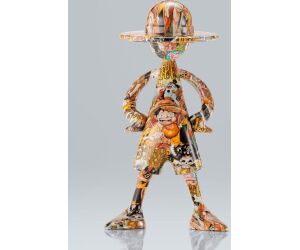 Figura tamashii nations one piece artcanvas escala 1 - 8 - 1000logs anniversary - luffy