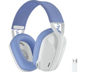 Auriculares con microfono logitech g435 gaming wireless inalambrico blanco