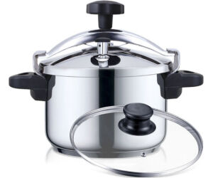 Olla Inox Plus + Valvula Rotativa 8l Haeger
