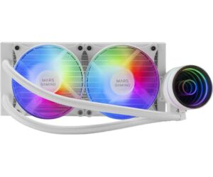 MARS GAMING Refrigeracion MLONE240W FRGB FAN White