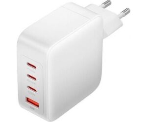 Cargador de Pared GaN Vention FEIW0-EU/ 3xUSB Tipo-C + Cable USB Tipo-C/ 1xUSB/ 140W