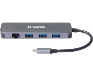 D-link Docking Station Usb-c 5 En 1 Con Ethernet/suministro Electrico