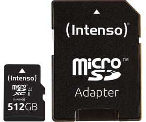 Intenso 3423493 Micro SD UHS-I Premium 512G c/adap