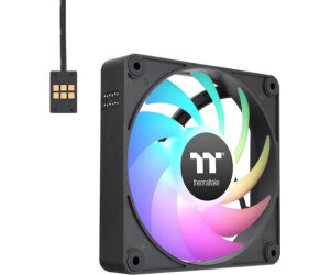 Ventilador Magnetico De Caja Thermaltake Ct120 Ex Argb 3xvent Negro