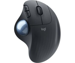 Mouse raton logitech trackball ergo m575 optico wireless inalambrico grafito