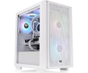 Caja Thermaltake Versa H16 Tg Argb M-atx 3xventx120 Mm Sn Fuente Blanco