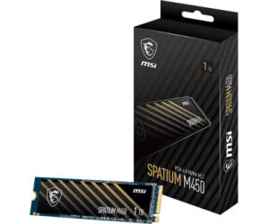 MSI SPATIUM M450 PCIe 4.0 NVMe M.2 1TB PCI Express 4.0 3D NAND