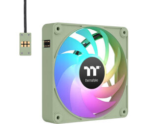 Ventilador Magnetico De Caja Thermaltake Ct120 Ex Argb 3xvent Verde Matcha