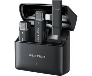 Micrófono Inalámbrico con Clip Vention NCAB0/ USB Tipo-C/ Incluye Receptor/ 2 unidades