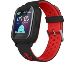 Reloj smartwatch leotec kids allo gps antiperdida negro y rojo 1.3 pulgadas
