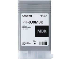 Cartucho canon pfi - 030 negro mate ta - 20ta - 20 mfp l24eita - 30ta - 30 mfp l36ei