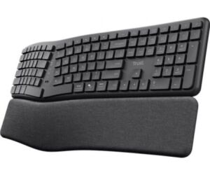 Teclado Inalámbrico por Bluetooth Trust Keyra Multidispositivo Ergonómico
