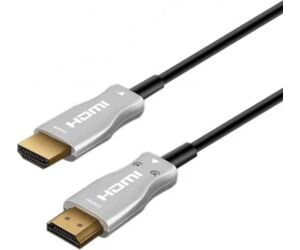 Cable hdmi ewent 4k uhd fibra optica hibrido 15m -  macho -  macho