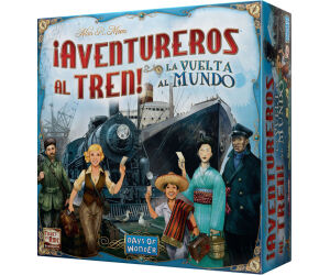 Juego de mesa ¡aventureros al tren! la vuelta al mundo pegi 8