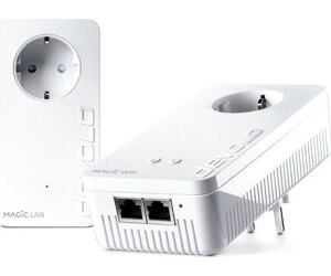 Adaptador plc devolo magic 1 wifi 2 - 1 - 2 2pack es - wifi ac - 2xrj45 ethernet 10 - 100 - plc 1200mbps