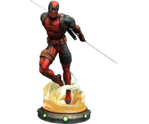Figura diamond collection gallery marvel deadpool base efecto pvc