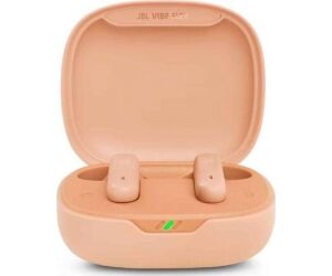 Auriculares Bluetooth JBL Vibe Flex con estuche de carga/ Autonomía 8h/ Beige
