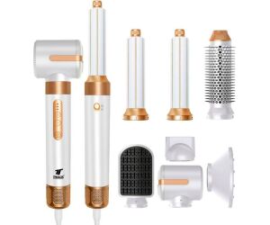 Secador de pelo thulos 7 en 1 th - by25 color blanco 1400w