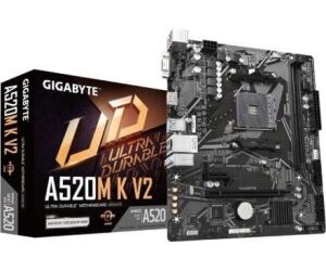 Placa Base Gigabyte A520M K V2 Socket AM4/ DDR4/ PCIe 3.0/ Micro ATX